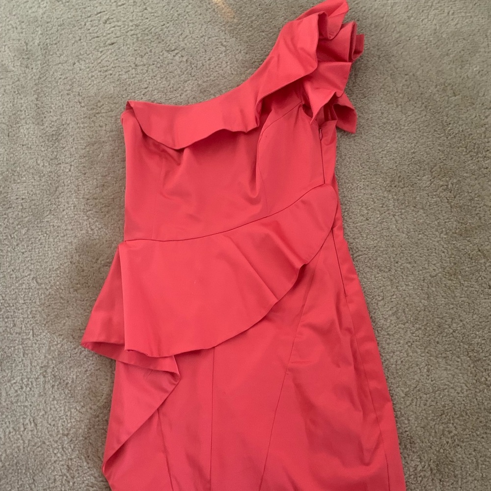 Asymmetrical Women’s pink dress